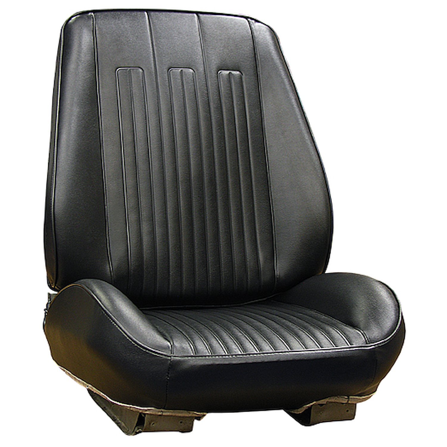 RS68GG00010100G 68 GTO/LEMANS BUCKETS - BLACK RALLYE BUCKET SEATS - BLACK