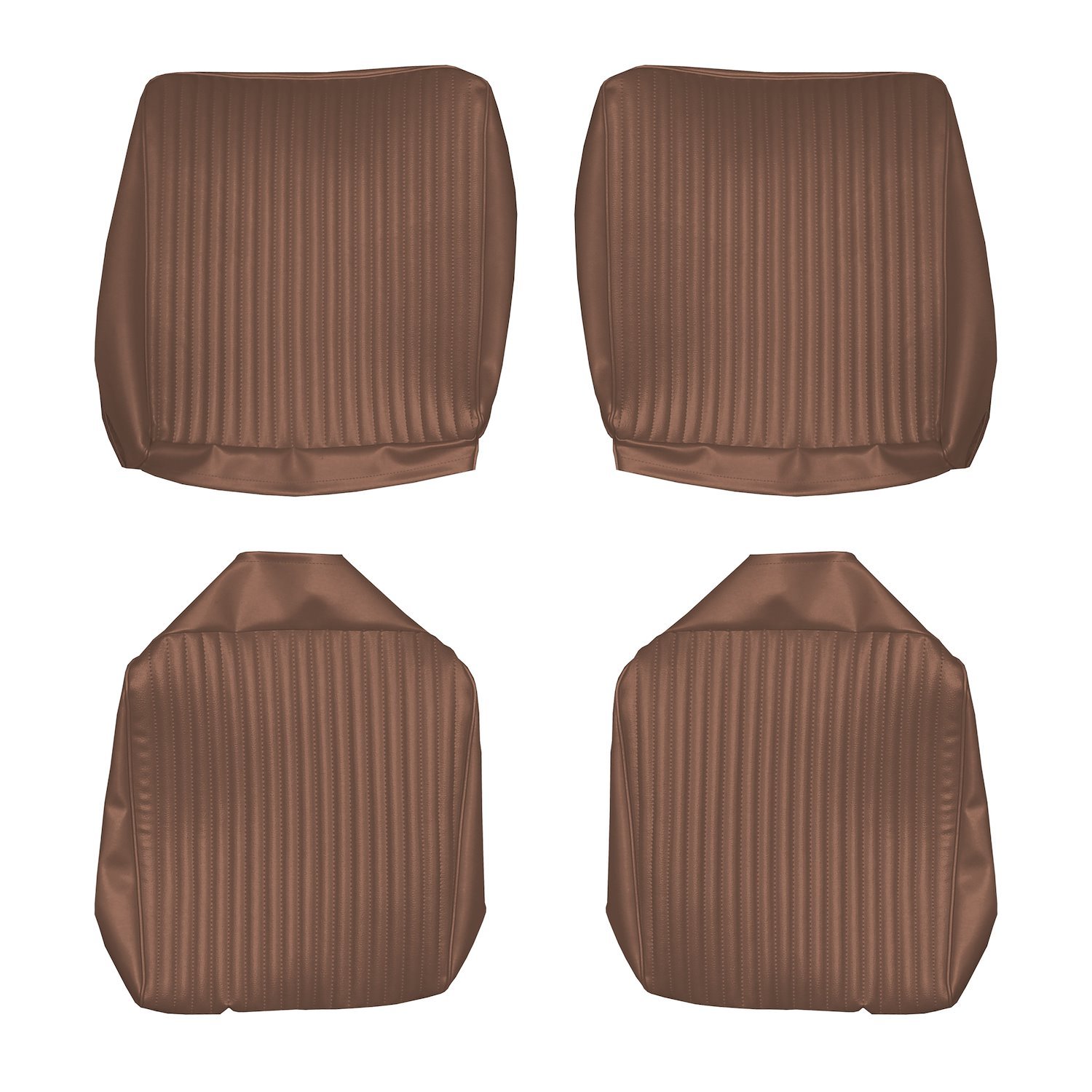 AA67CX00070620 67 CHARGER FASTBACK REAR BUCKETS - COPPER