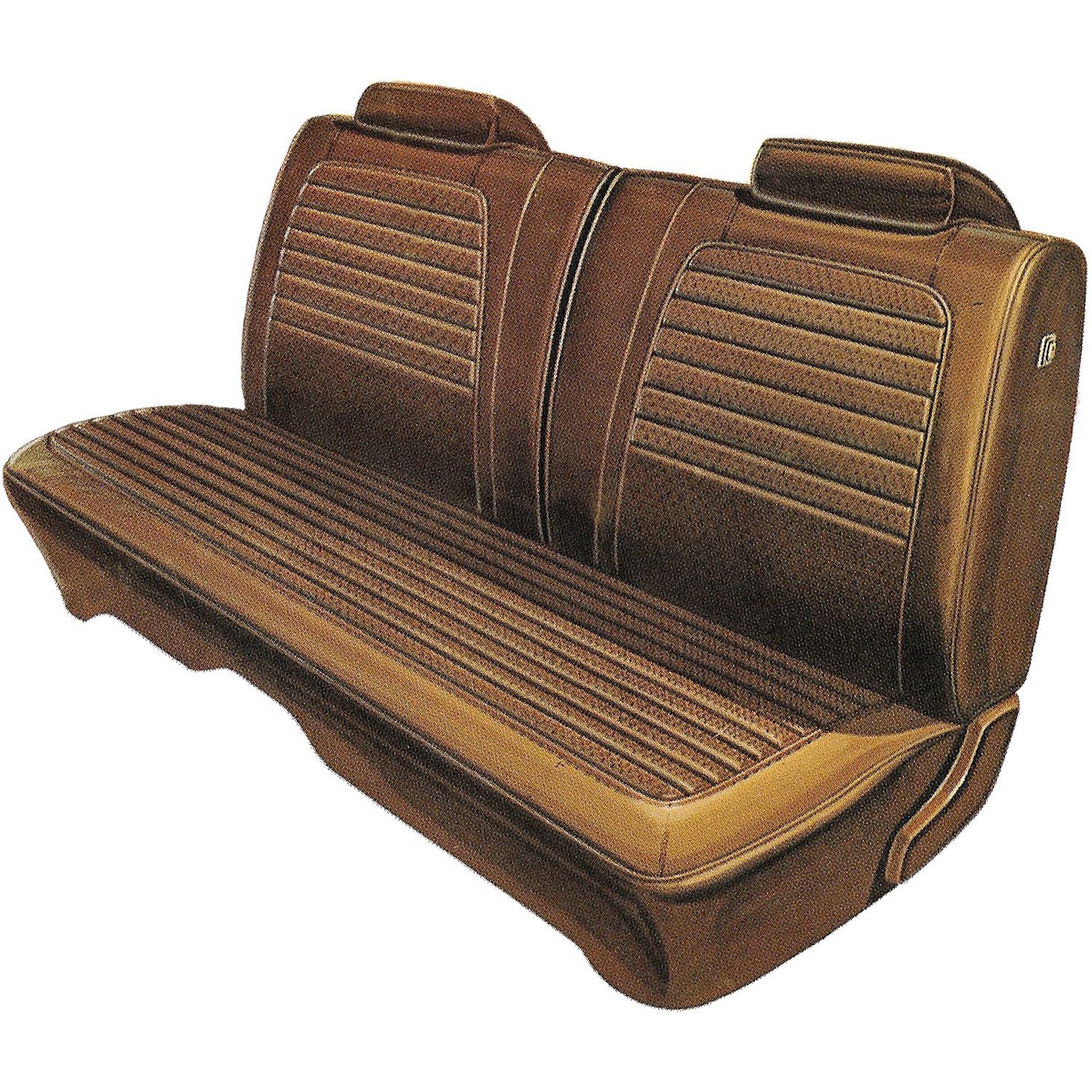AA72CXD0020662 72 CHARGER DLX SPLIT BENCH - BROWN