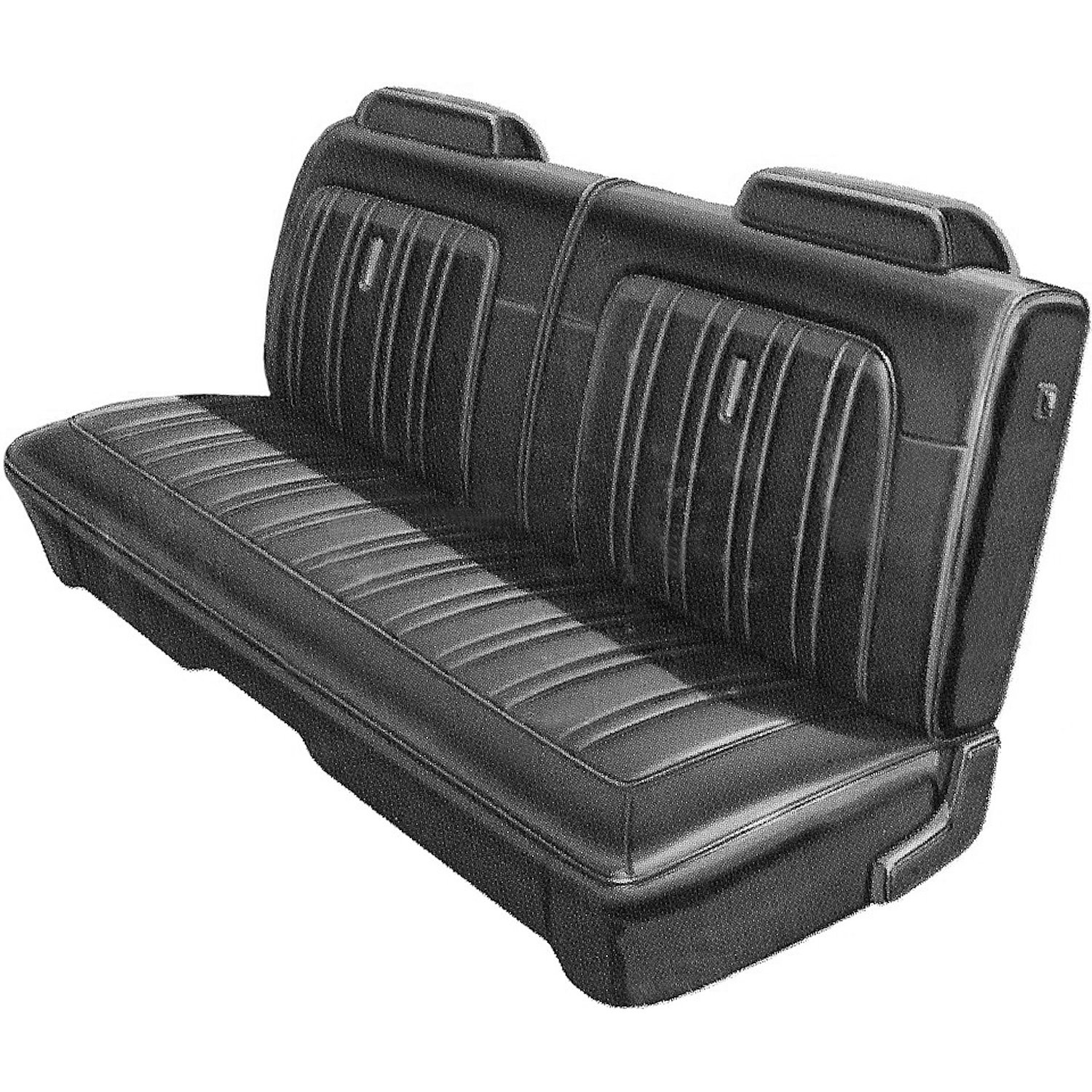 AA74CX00020100 74 CHARGER FRONT SPLIT BENCH - BLACK