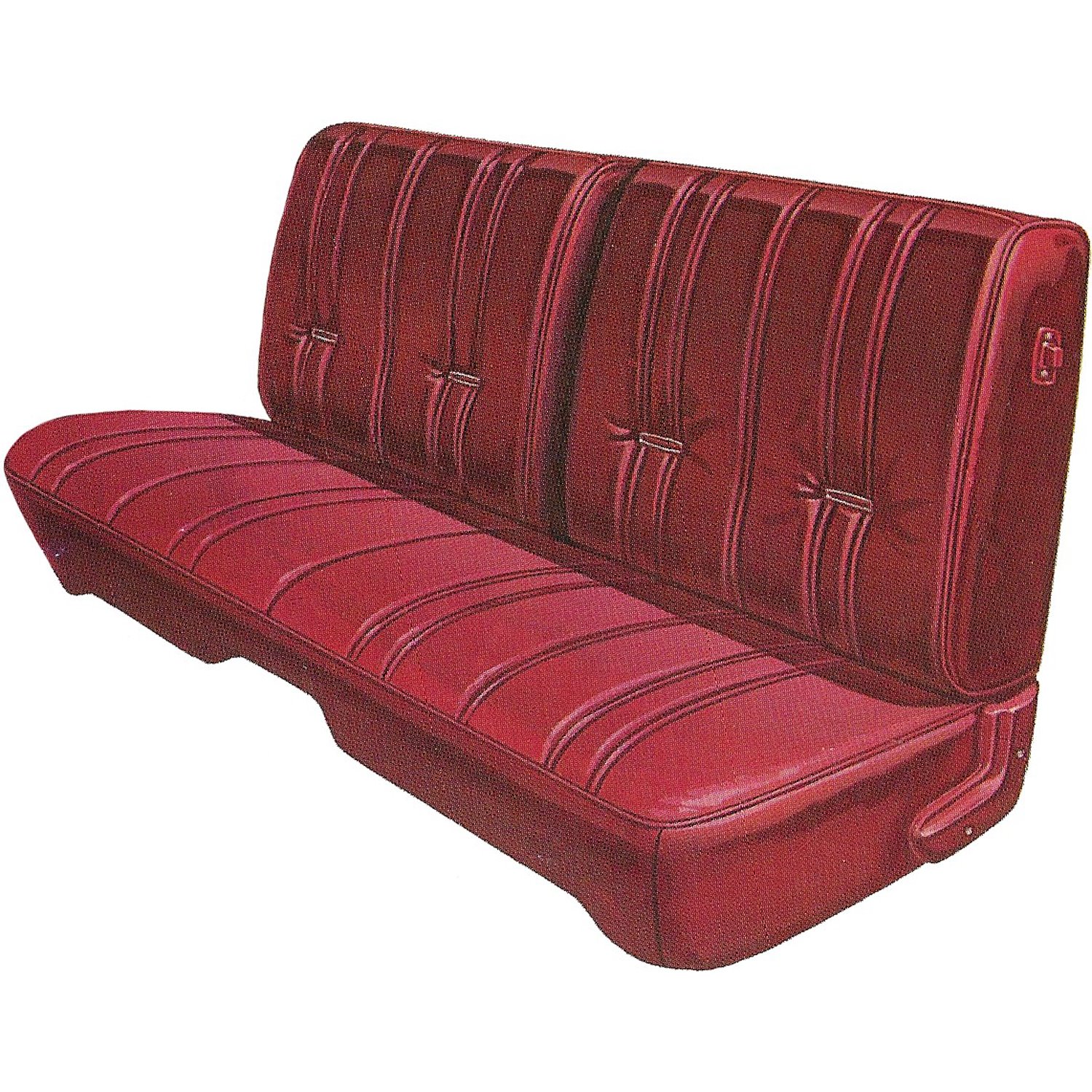 AA79CDT0020548 79 LIL RED EXPRESS STRAIGHT BENCH - RED