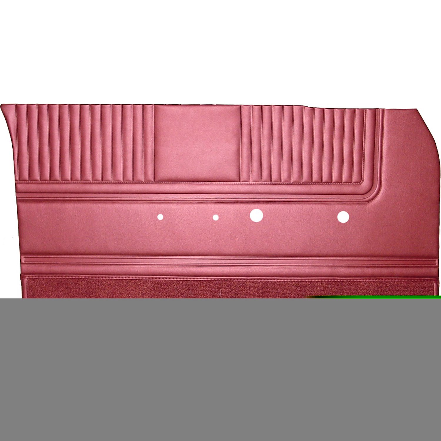 DO65CF0001052021 65 SPORT FURY DOOR PANELS - METALLIC RED W/ MED RED CARPET