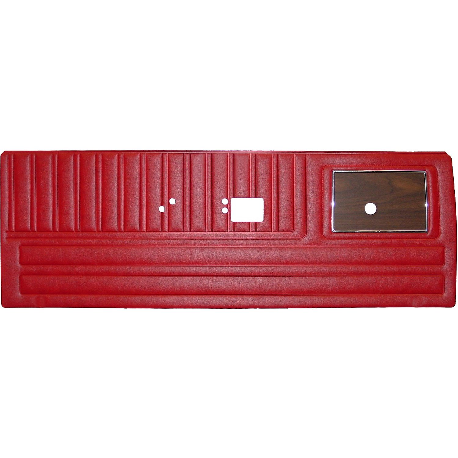 DO70CLDW012550 70 DUSTER BKT/BENCH W/CHROME FRONT PANELS - RED