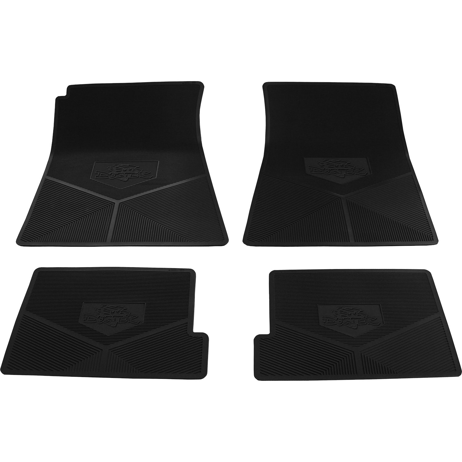 FMCLV003001001 70/72 DUSTER FLOORMATS AUTO - BLACK