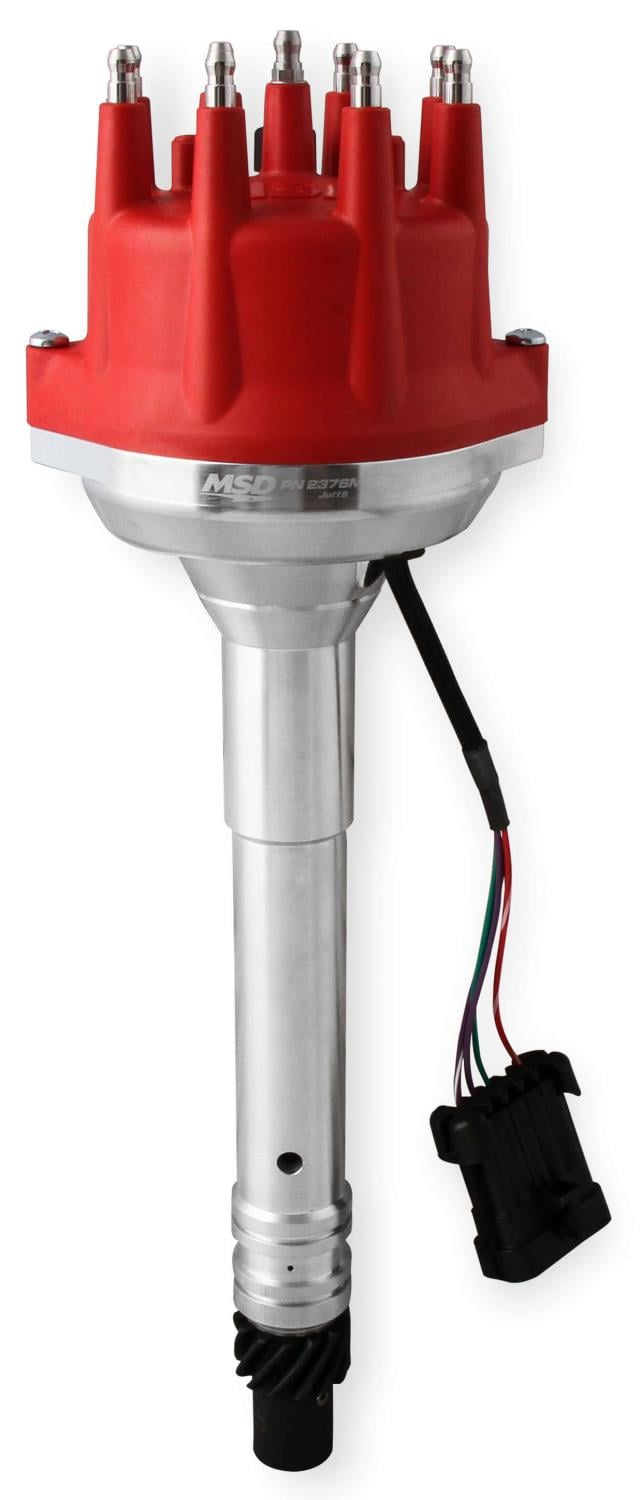 Pro-Billet EFI Dual Sync Distributor Chevy Tall Deck - Red Cap