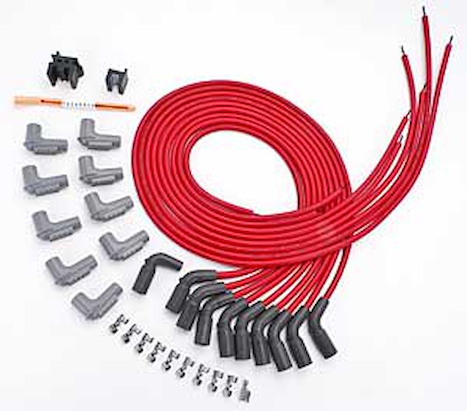 Red Universal 8.5mm Spark Plug Wire Set GM LT1