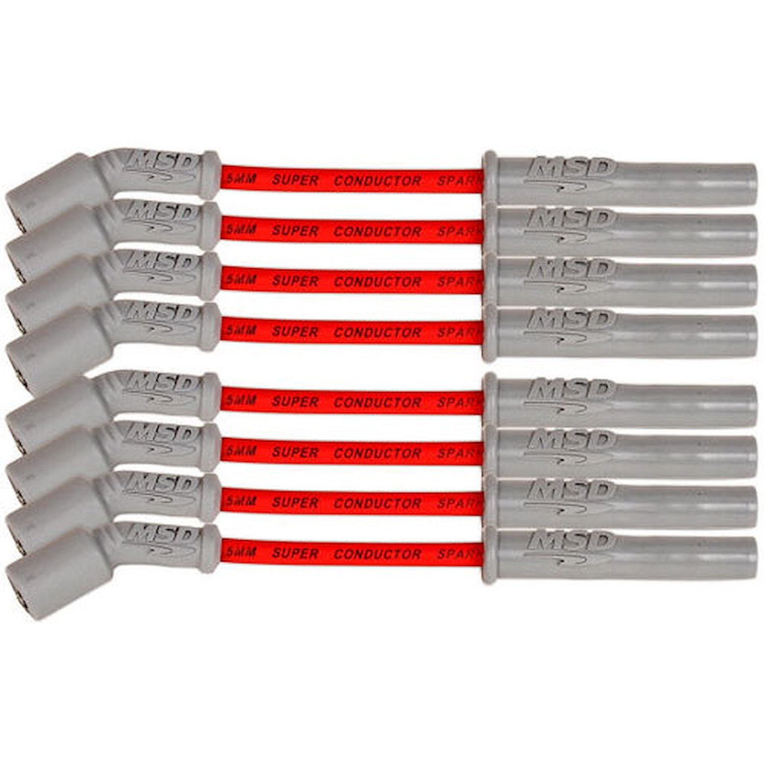 33829 Super Conductor 8.5 mm Spark Plug Wires for Select GM Models w/Gen V LT1, LT4 Engines [Red]