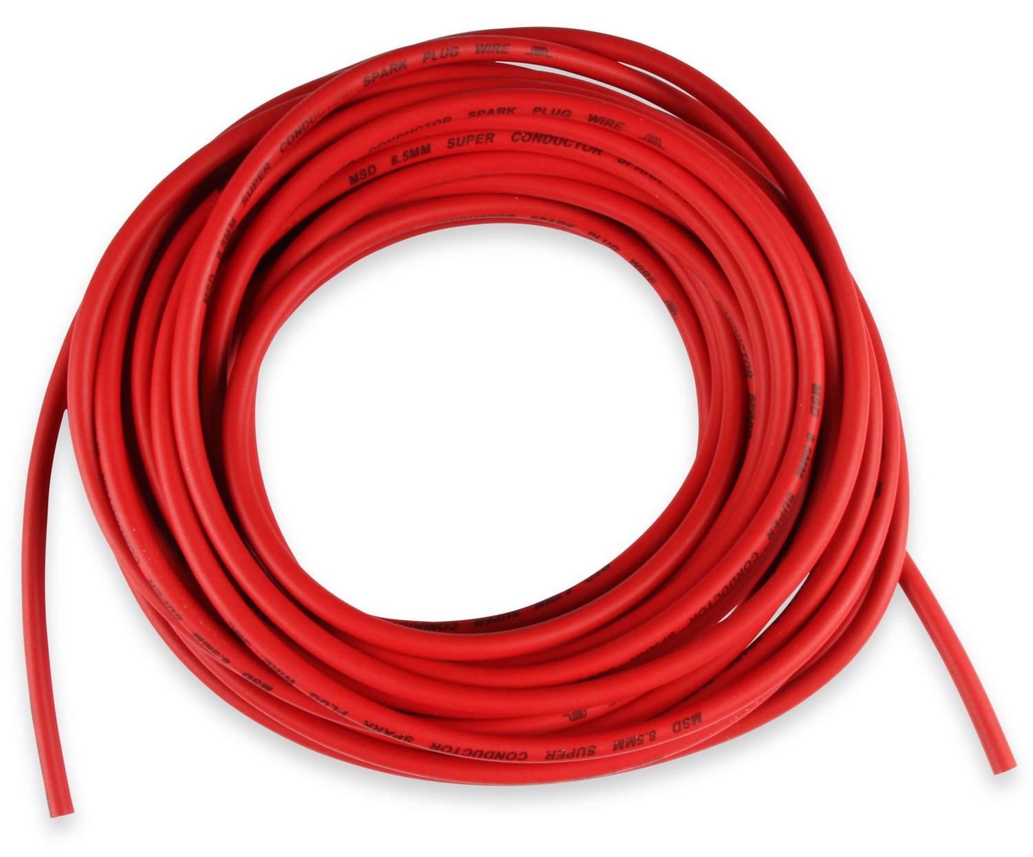 Super Conductor 8.5mm Spark Plug Wire - Red - 50-Ft. Roll