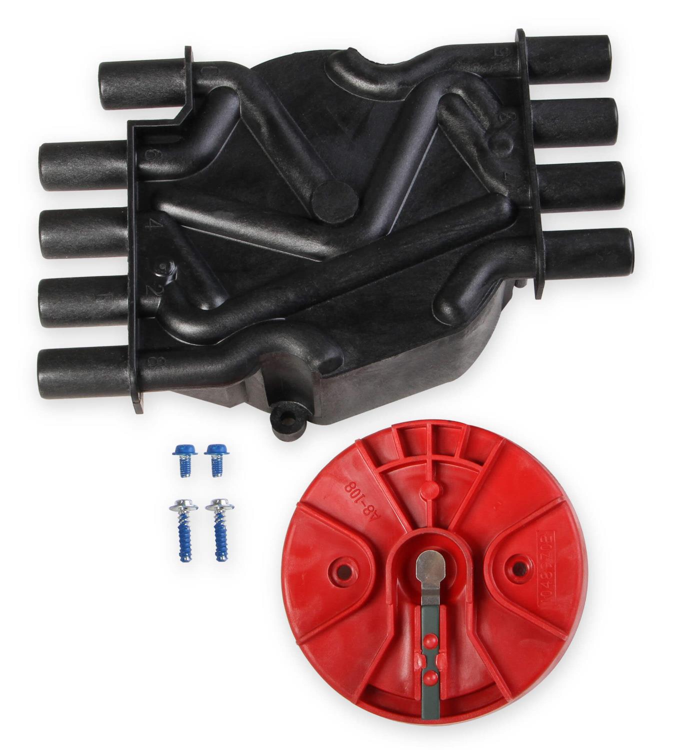 Distributor Cap and Rotor Kit GM Vortec V8 Black