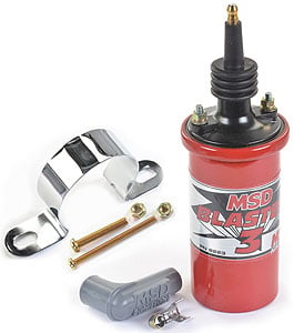 Red Blaster 3 Coil & Bracket Kit For MSD Ignitions Includes: