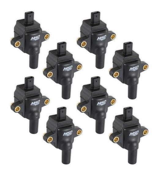 828383 Direct Replacement Ignition Coil Set for Select Ford F-250, F-350 Trucks w/7.3L Godzilla Engine (Black)