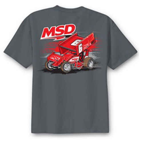 T-Shirt MSD Sprint Car Gray XXL