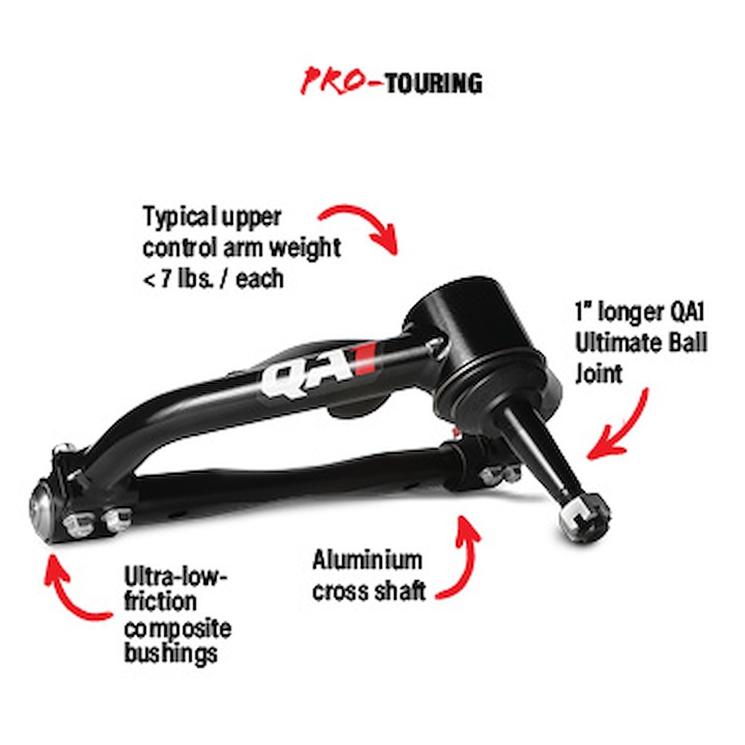 Pro-Touring 2.0 Upper Control Arms [1982-2004 Chevy S10]