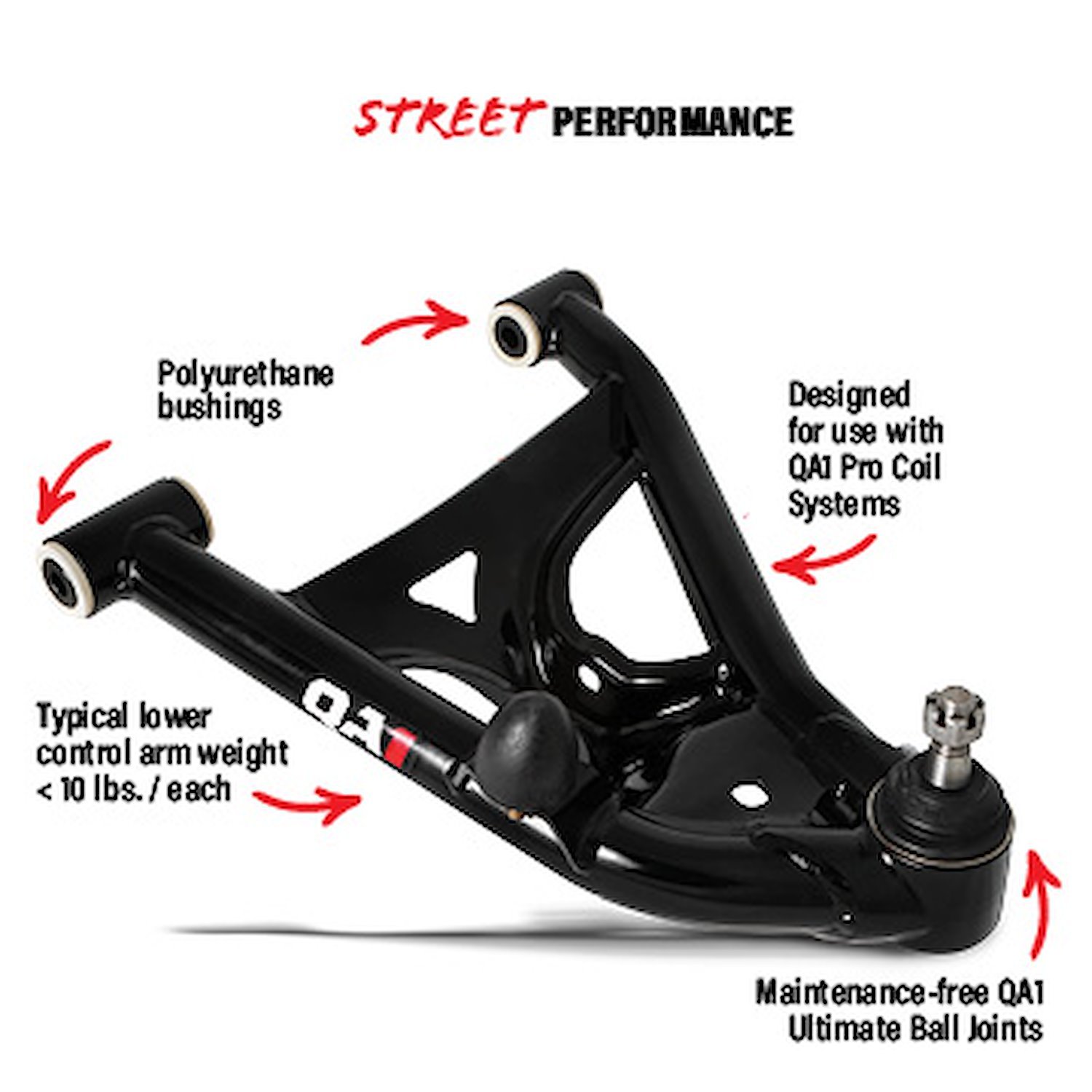 Street Performance 2.0 Lower Control Arms [1967-1969 GM F-Body and 1968-1974 GM X-Body]