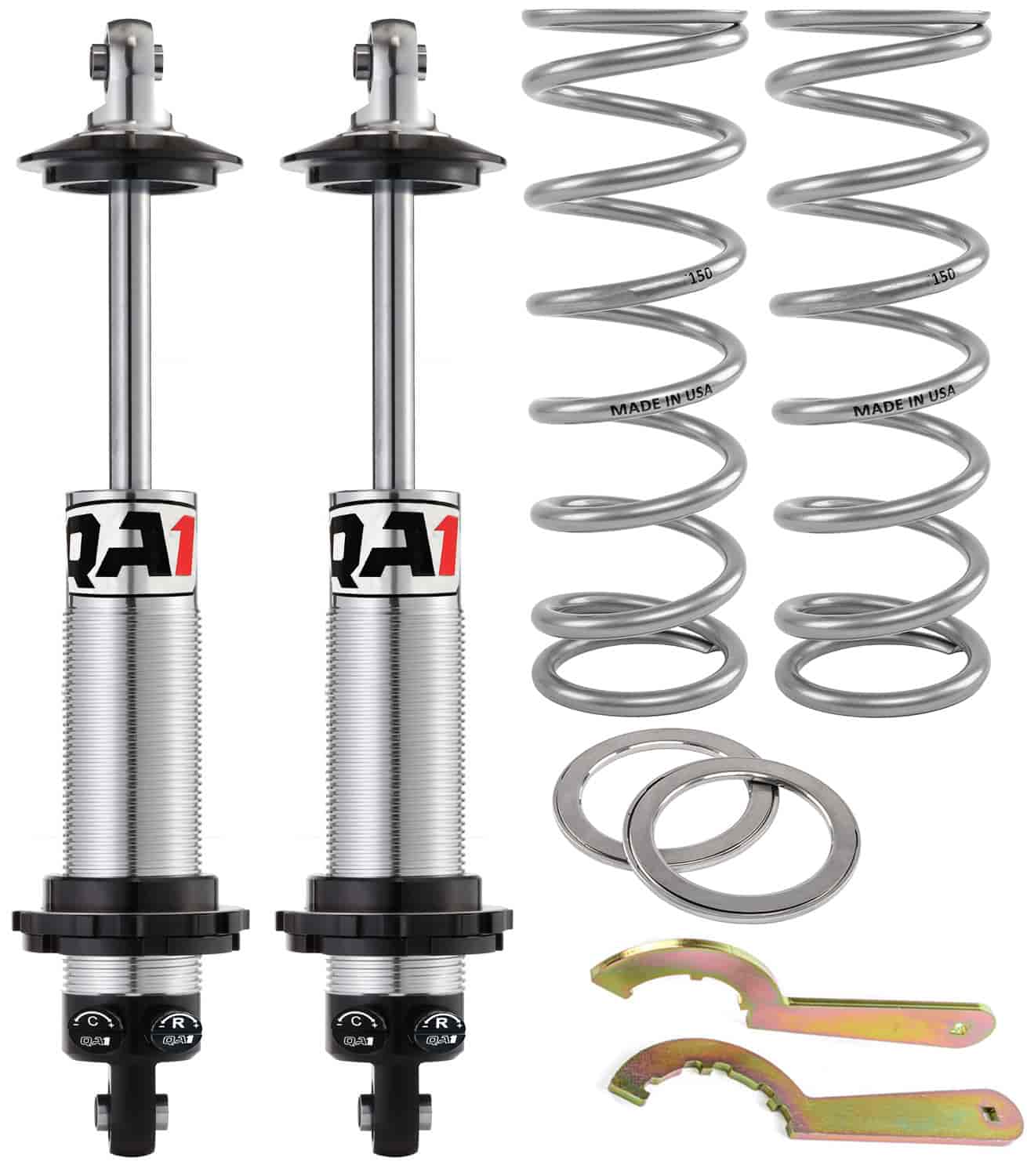 Double Adjustable Coil-Over Shock Kit with 10 in. Coil Springs, 150 lbs./in. Rate