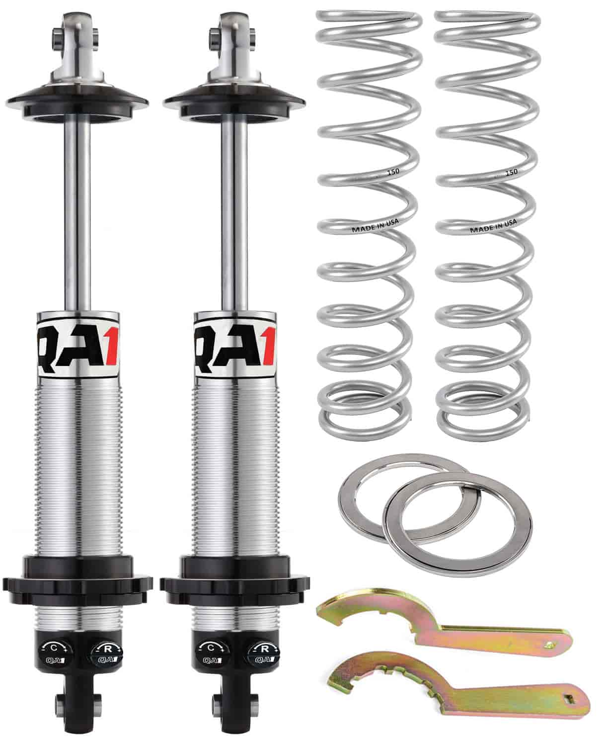 Double Adjustable Coil-Over Shock Kit with 14 in. Coil Springs, 150 lbs./in. Rate