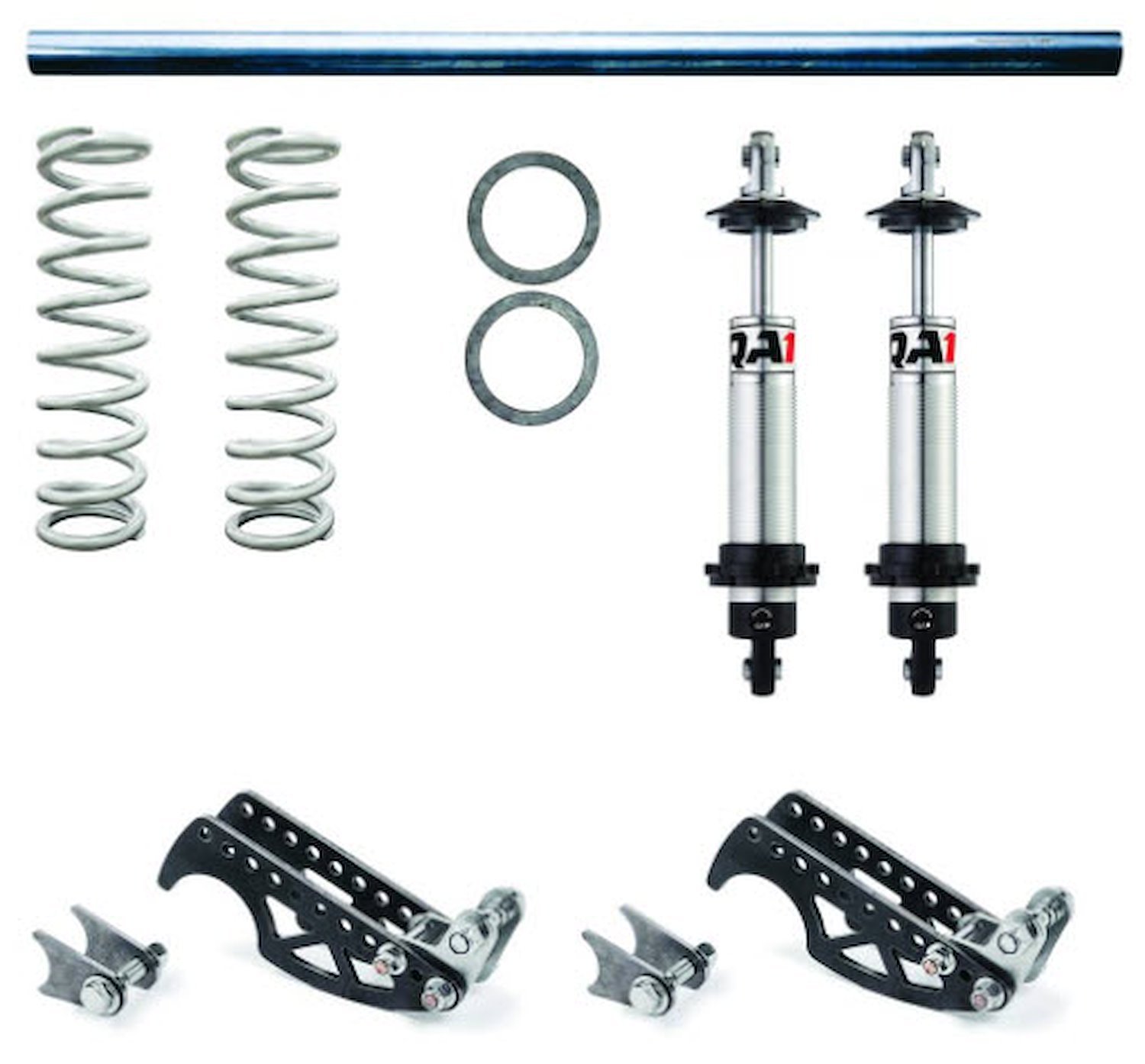 DS501-2001 Heavy-Duty Pro Rear Coil-Over Conversion System for 3 1/4 in. Axle Tubes w/Single-Adjustable Shocks & 200 lb. Springs