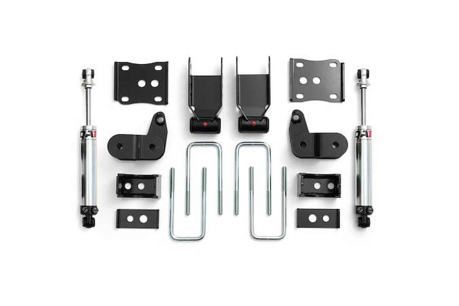 RDK52629 Rear Lowering Kit w/Double-Adjustable Shocks for 2015-2020 Ford F-150 2WD/4WD w/ QA1 Modern Truck Lowering Kit