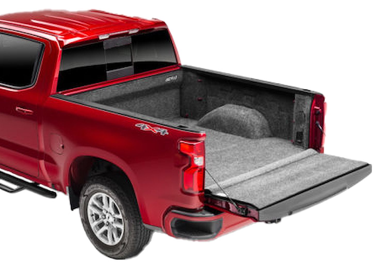Full BedRug Liner for Late-Model Chevrolet Silverado, GMC Sierra 2500, 3500 HD Trucks with 8 ft. Bed [Gray]
