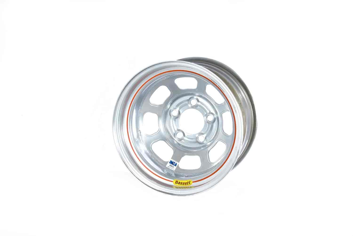 15X8 5-4.75 D-HOLE 19LB IMCA SILVER