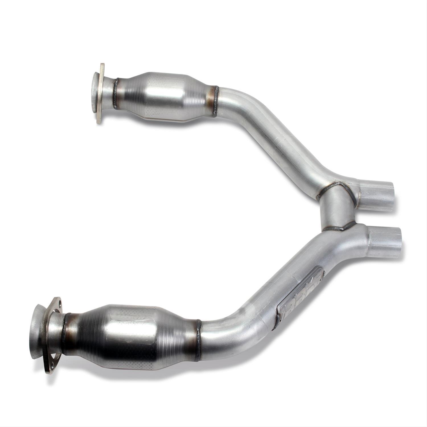 2015-16 MUSTANG V6 SHORT MID H PIPE WITH CONVERTERS TO BE USED WITH 1642 SERIES HEADERS