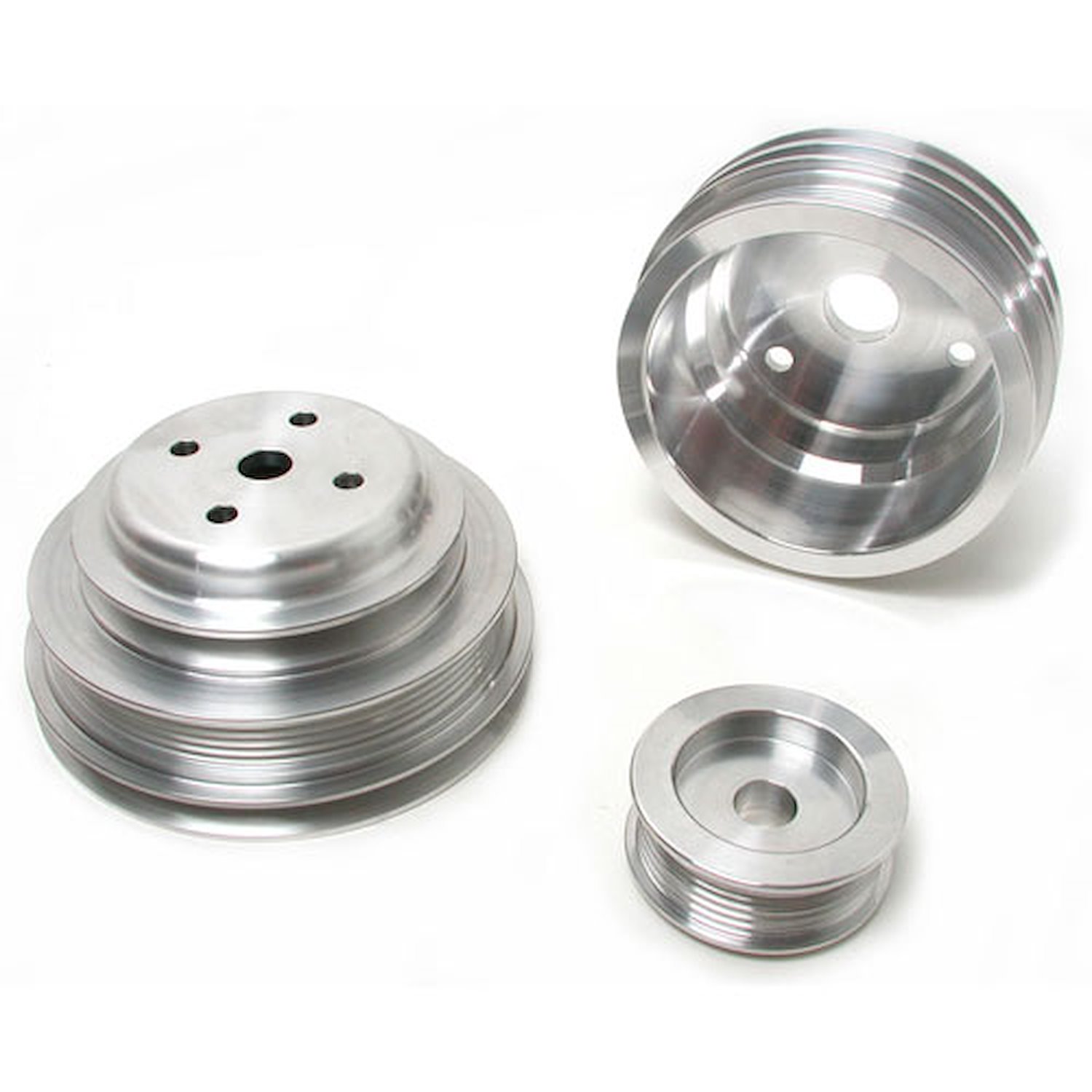 3-Piece Aluminum Underdrive Pulley Kit 1985-87 Monte Carlo, GM Truck 305/350