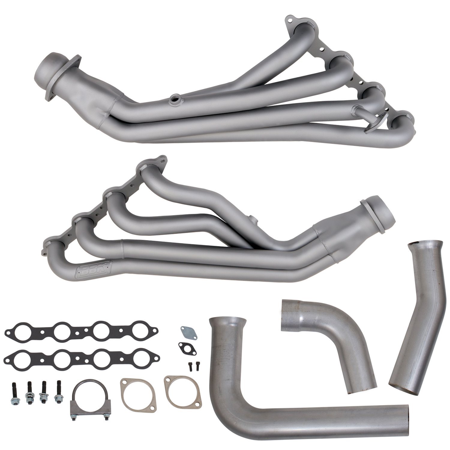 Long Tube Exhaust Headers & Y-Pipe System 1999-2002 GM Full Size Truck 4.8/5.3/6.0L V8 2/4WD [Titanium Ceramic Finish]
