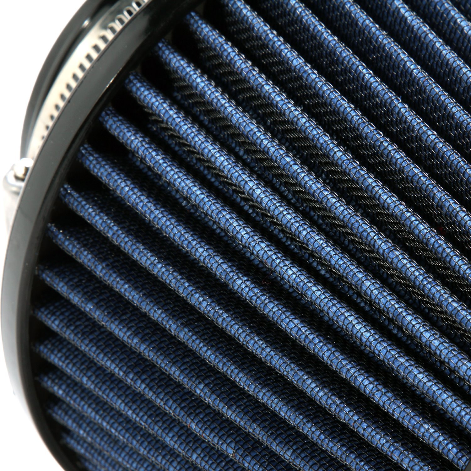 Conical Cold Air Intake Filter High Flow Washable Cotton Element