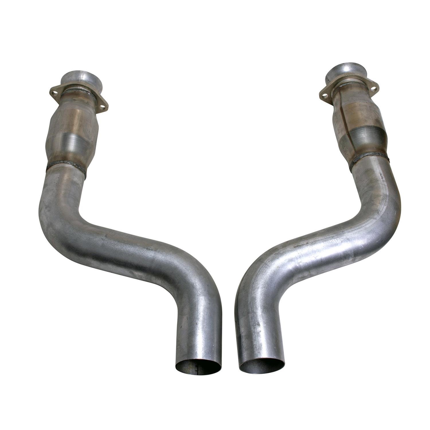 40461 Short Mid-Pipe Assembly With High-Flow Catalytic Converters for Select Dodge Challenger, Charger w/ 5.7L Hemi Engine