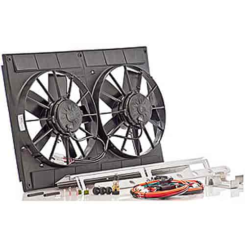 Dual 11" High Torque Shrouded Fan Module Puller Fans