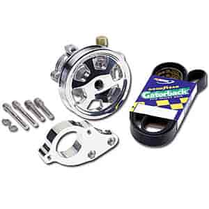 Power Steering Add-On Kit For Tru Trac Top Mount LS Engine Pulley System p/n 135-13470 & 135-13490