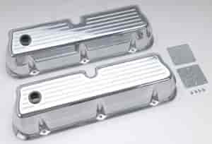 Small Block Valve Covers Ball Milled