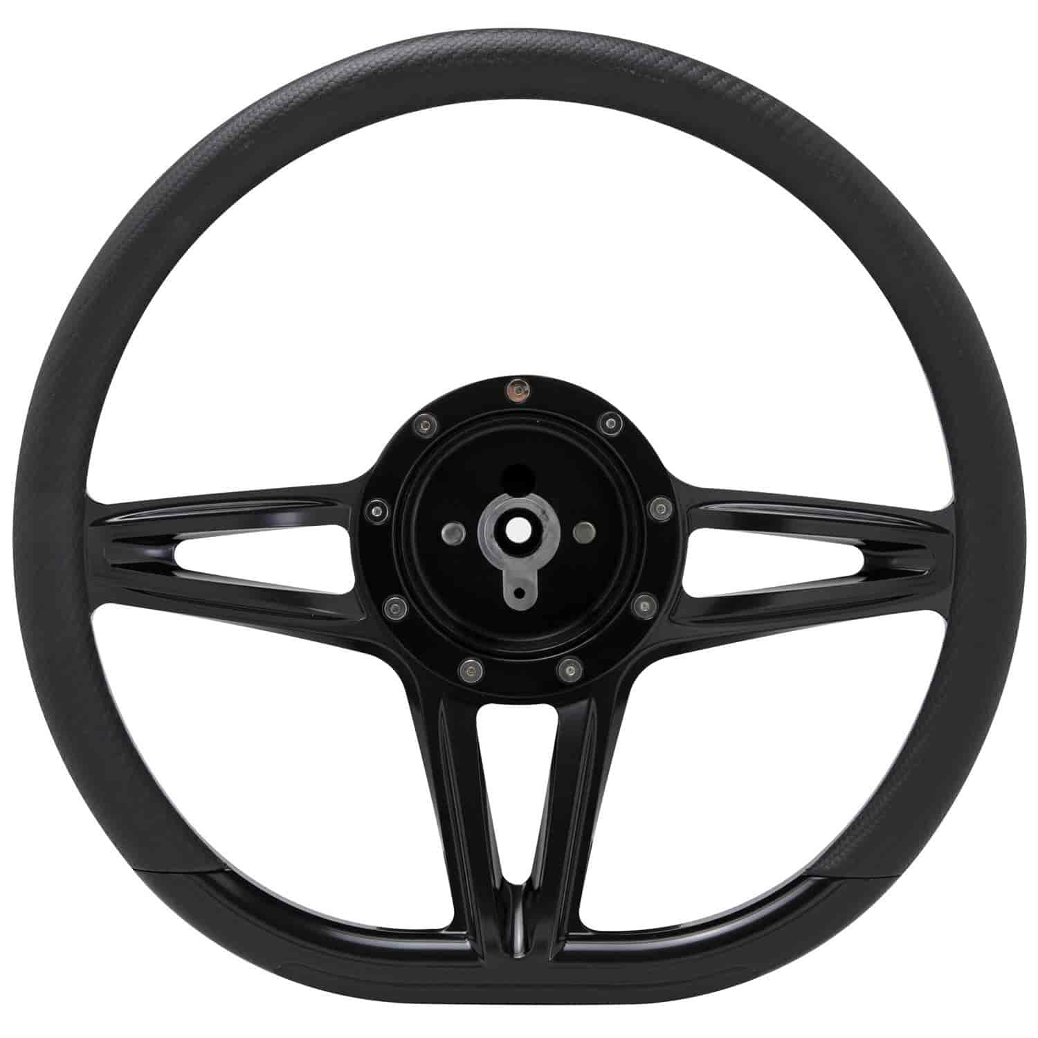 Aluminum D-Shaped Collection 14 in. "Victory" Series Steering Wheel