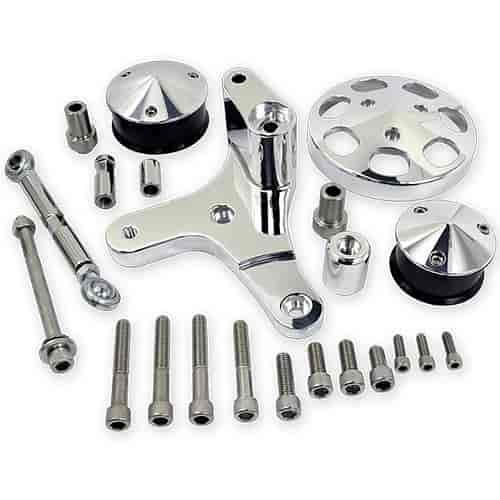 Serpentine Conversion Top Mount A/C Add-on Kit Big Block Chevy