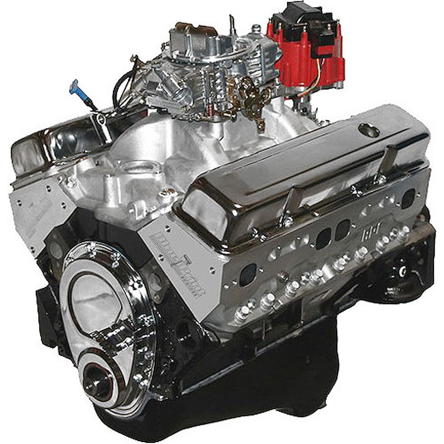 Small Block Chevy 355 Dress Engine 390HP/410TQ, 1-Piece Rear Main Seal