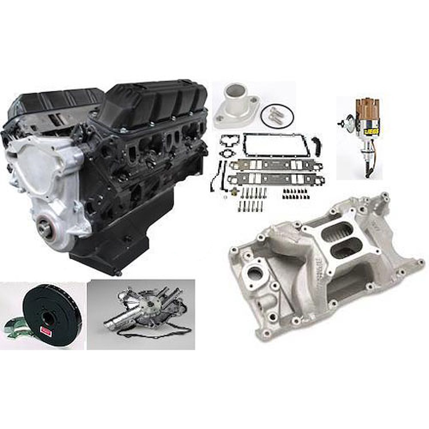 Small Block Chrysler 408ci Stroker Base Engine Kit 375HP/460TQ