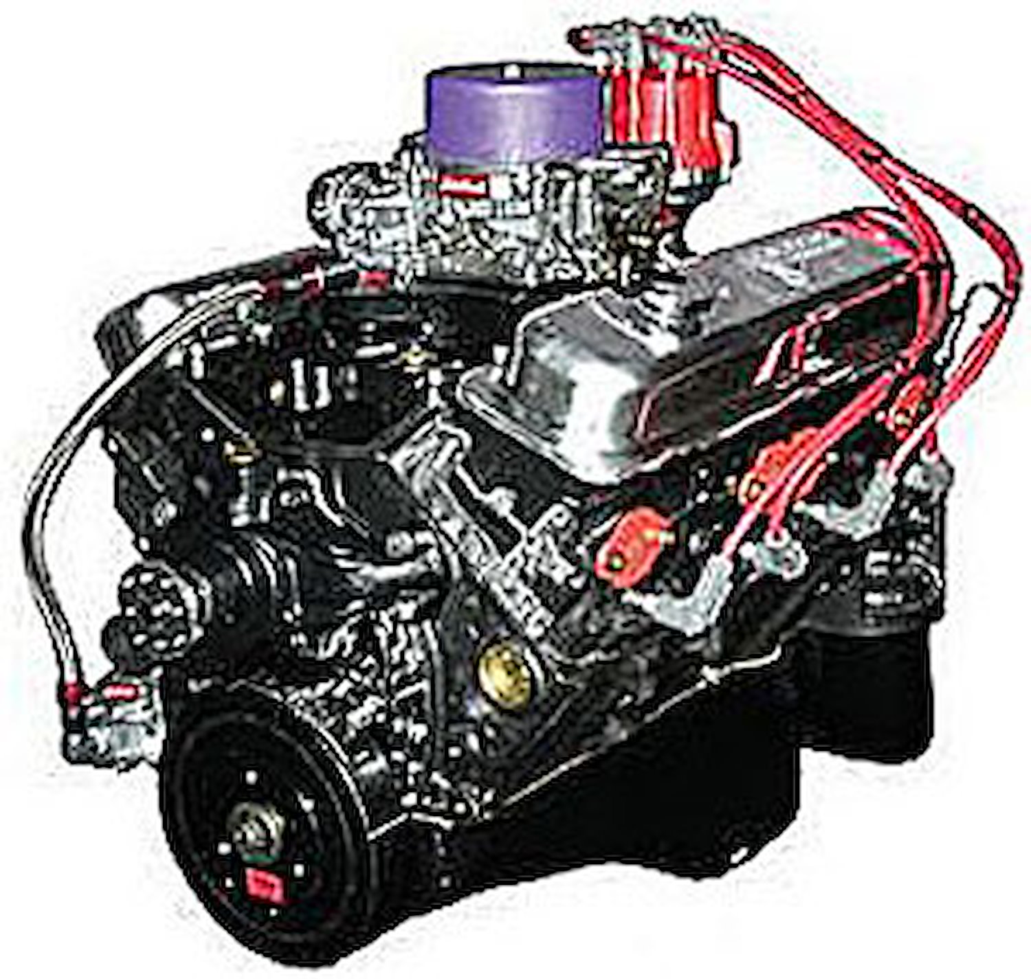 Small Block Chevy 355ci Dress Marine Engine 365HP/390TQ