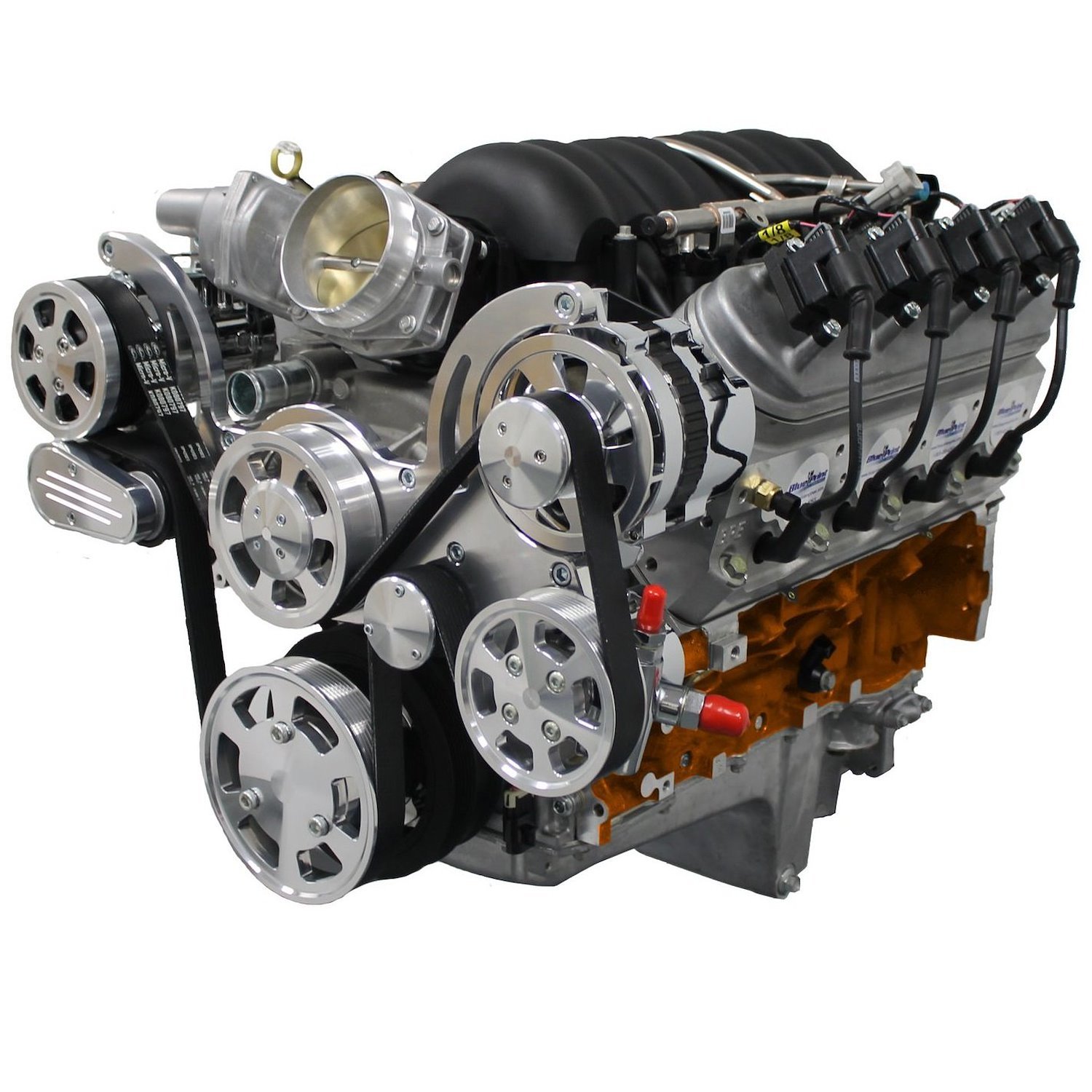 GM LS 427 ci EFI Retrofit Dress Crate Engine w/Accessory Drive [530 HP, 495 FT.-LBS]