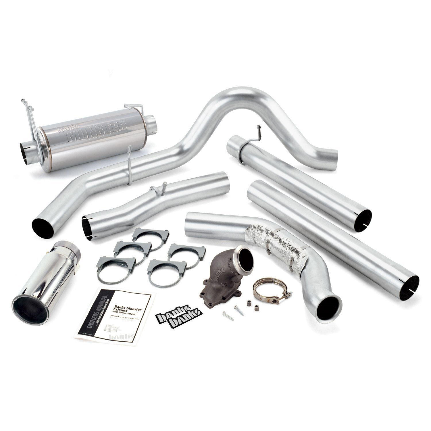 Monster Exhaust System with Power Elbow 2000-03 Ford Excursion
