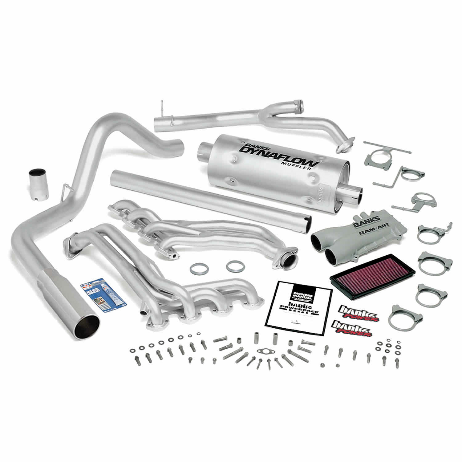 Exhaust PowerPack System 1989-93 Ford F250/F350