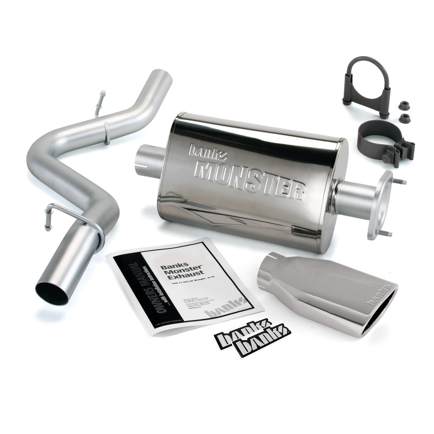 Monster Exhaust System 2000-03 Jeep Wrangler TJ