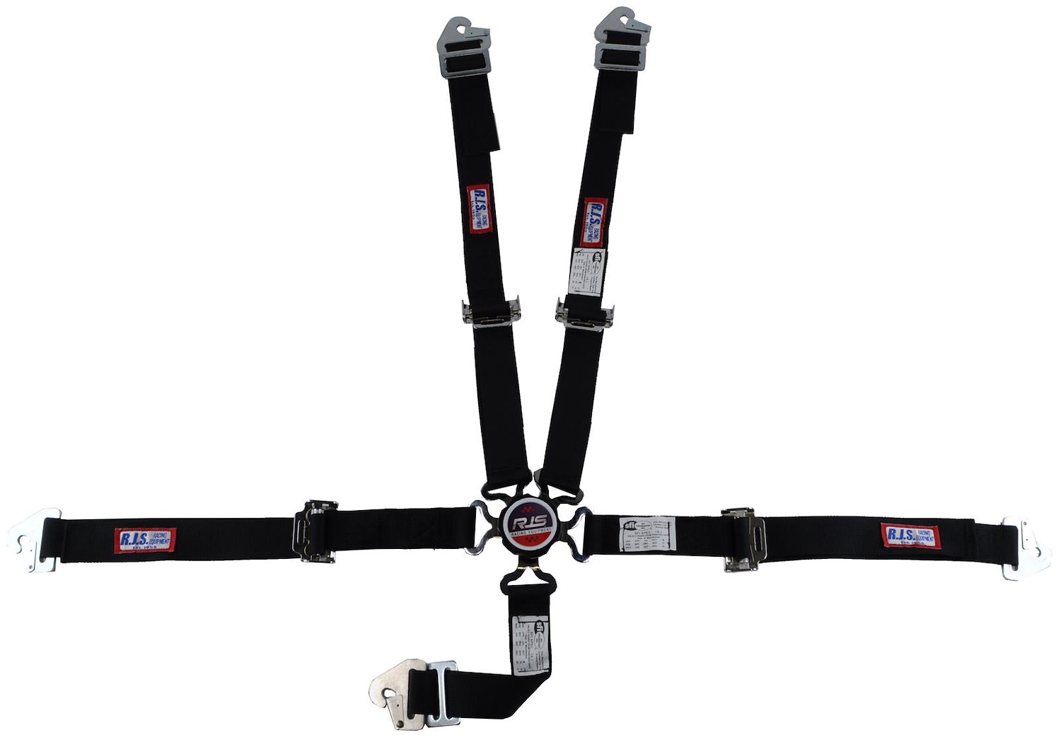 SFI 16.1 CAM-LOCK HARNESS 2 PULL UP Lap Belt 2 Shoulder Harness U ROLL BAR Mount 2 DOUBLE Sub ALL WRAP ENDS YELLOW