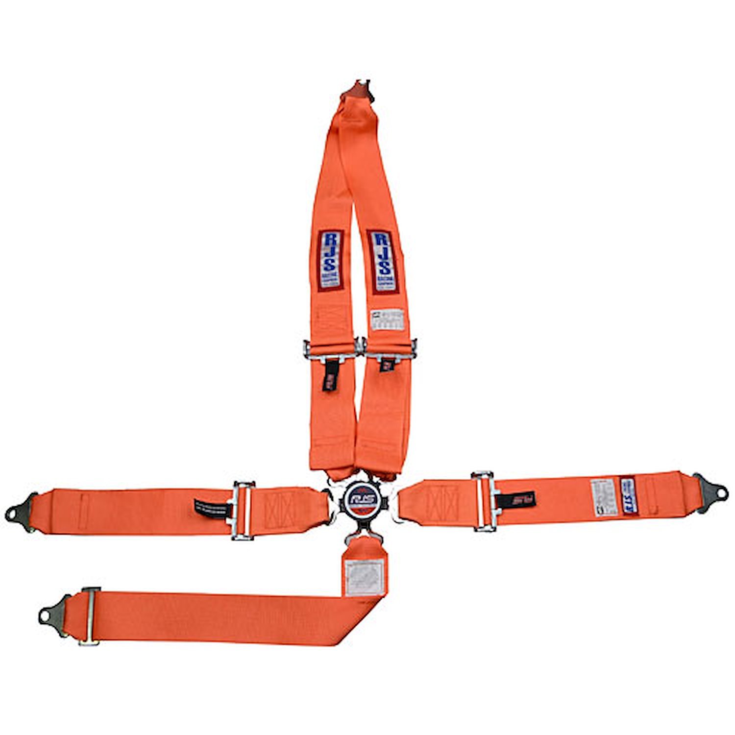 5-Point Cam-Lock Racing Harness Orange