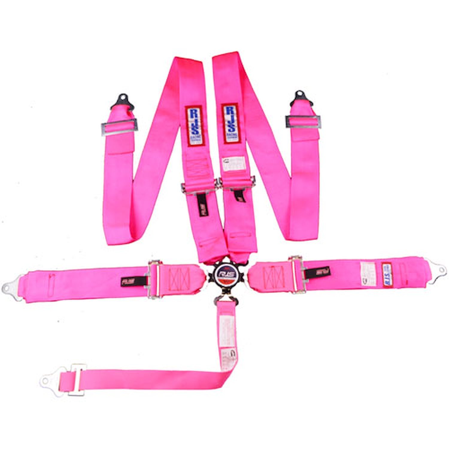 5-Point Cam-Lock Racing Harness Hot Pink