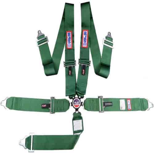 5-Point Cam-Lock Racing Harness Green