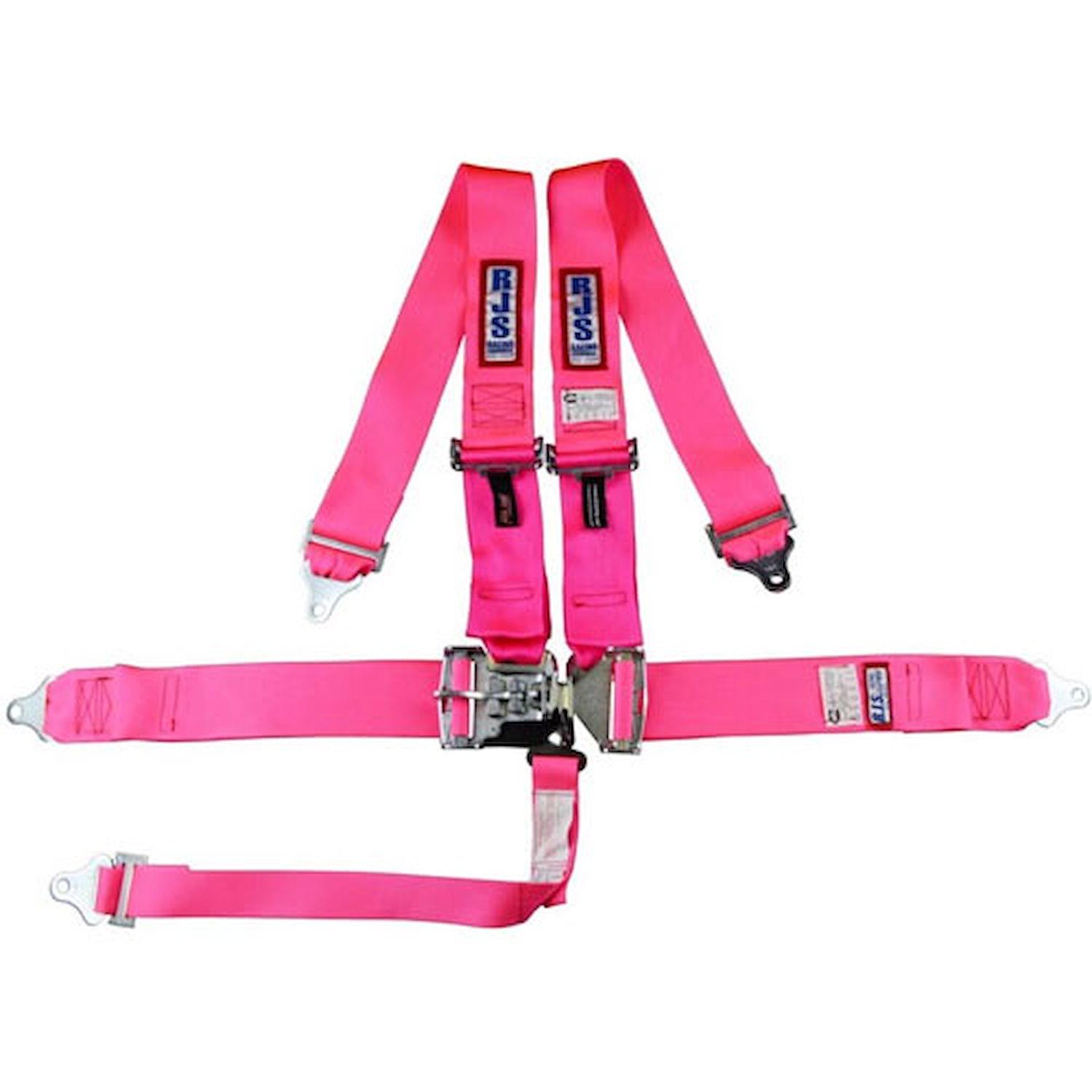 5-Point Latch and Link Racing Harness Hot Pink