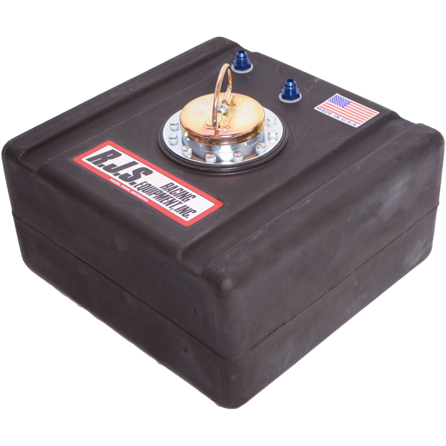 11 Gallon Economy Fuel Cell with Metal D-ring Filler Cap and Red Can
