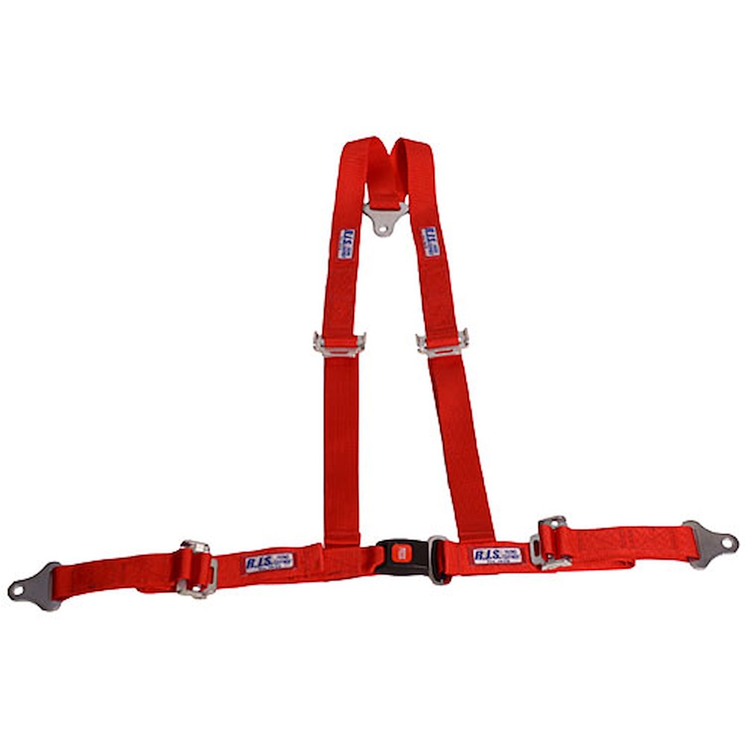 Buckle and Tongue Style Harness with Roll Bar Mount Orange