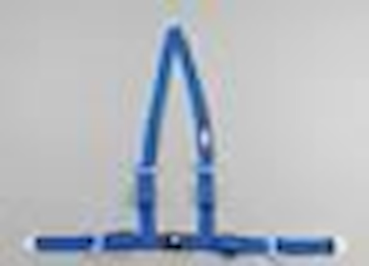 NON-SFI B&T HARNESS 2 PULL UP Lap Belt 2 S.H. INDIVIDUAL FLOOR Mount ALL WRAP ENDS BLUE