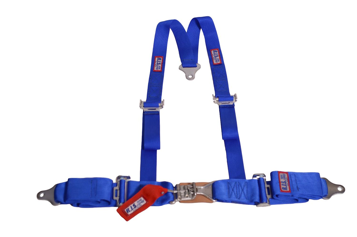 NON-SFI L&L HARNESS 3 PULL UP Lap Belt BOLT SEWN IN 2 S.H. Y FLOOR Mount WRAP/BOLT BLUE